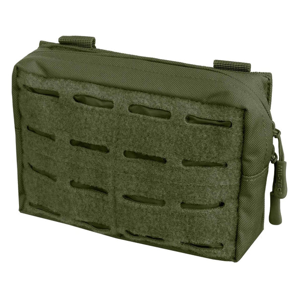 Mil-Tec laser gesneden hulpprogramma riem zakje molle type webbing tactische tas kleine olijf