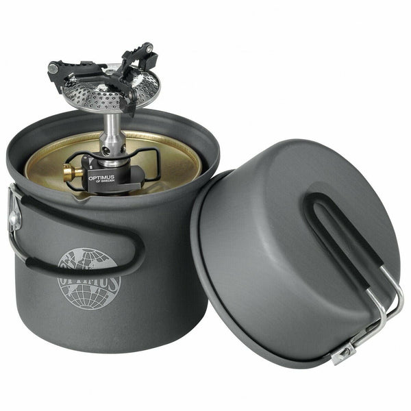 Optimus Crux Lite Tactical Cook System gasfornuis camping wandelbossen branderpan