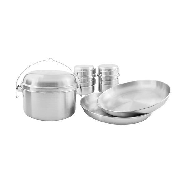 Tatonka Picnic Set II 8 stks Compact camping kookgerei wandelen kookkit Pan Bowl