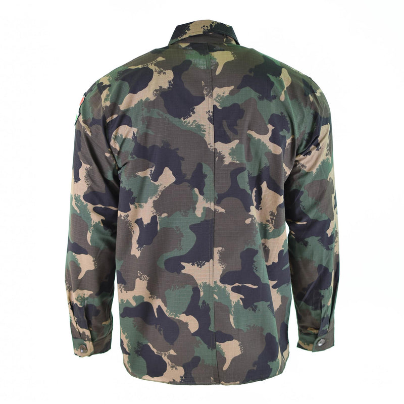 Echt Hongaars legerhirt M90 4 kleur camouflage camouflage lange mouwen militair nieuw