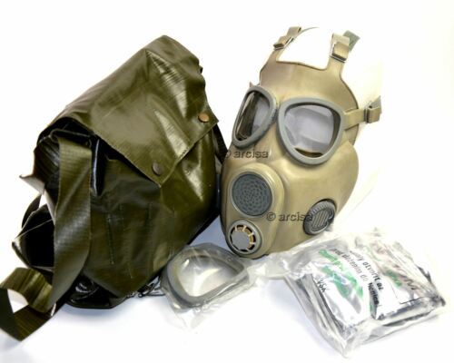 Tsjechische Tsjechoslowaakse leger militair gasmasker M-10. Nieuwe volledige set. CZ Gasmasker M10