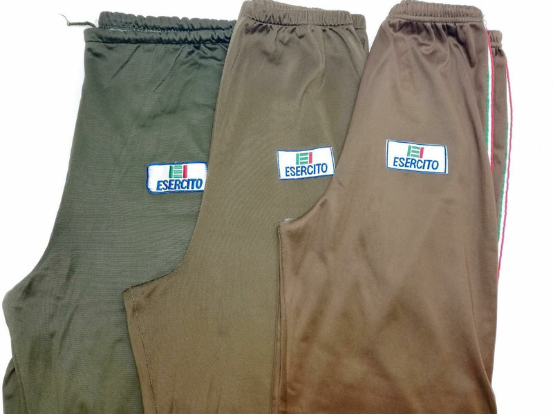 Echte Italiaanse leger training trainingspakbroek militaire sport vintage bodems