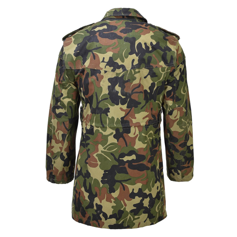 Originele Roemeens militaire parka M93 camo -blad hap -jas tactisch nieuw