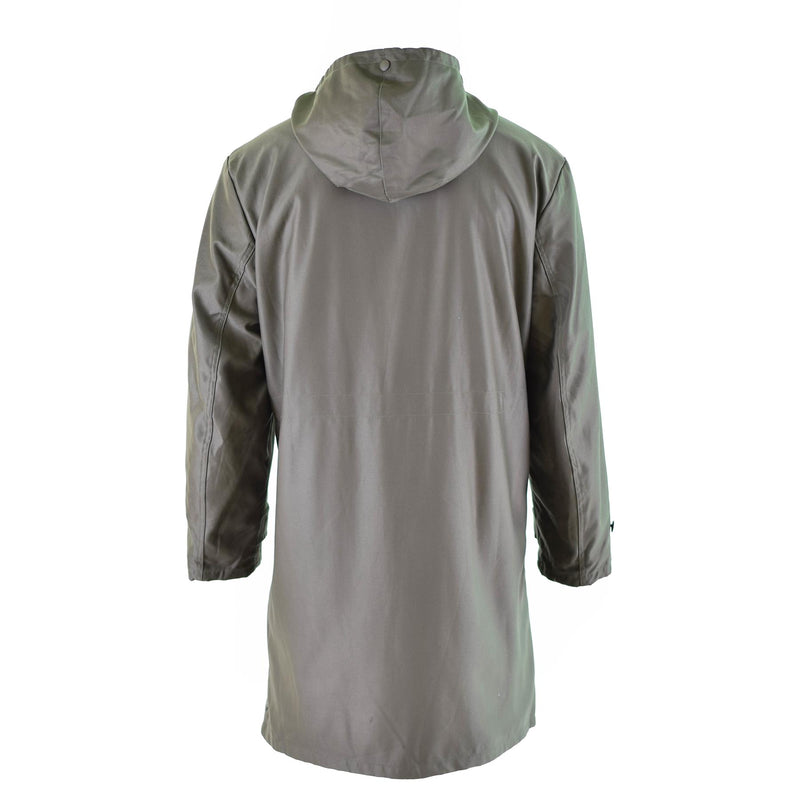 Echt Duits Army Parka Olive Militair Surplus Jacket Lange jas OD Vintage Nieuw