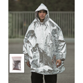 Mil-Tec Emergency Survival Poncho Lichtgewicht thermische regenhoes met capuchon