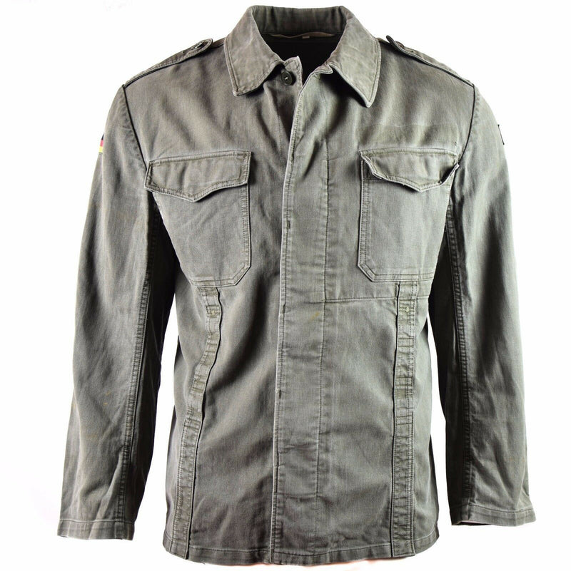 Origineel Duitse leger Moleskin Jacket. Vintage BW Army Field Olive Drab Jacket