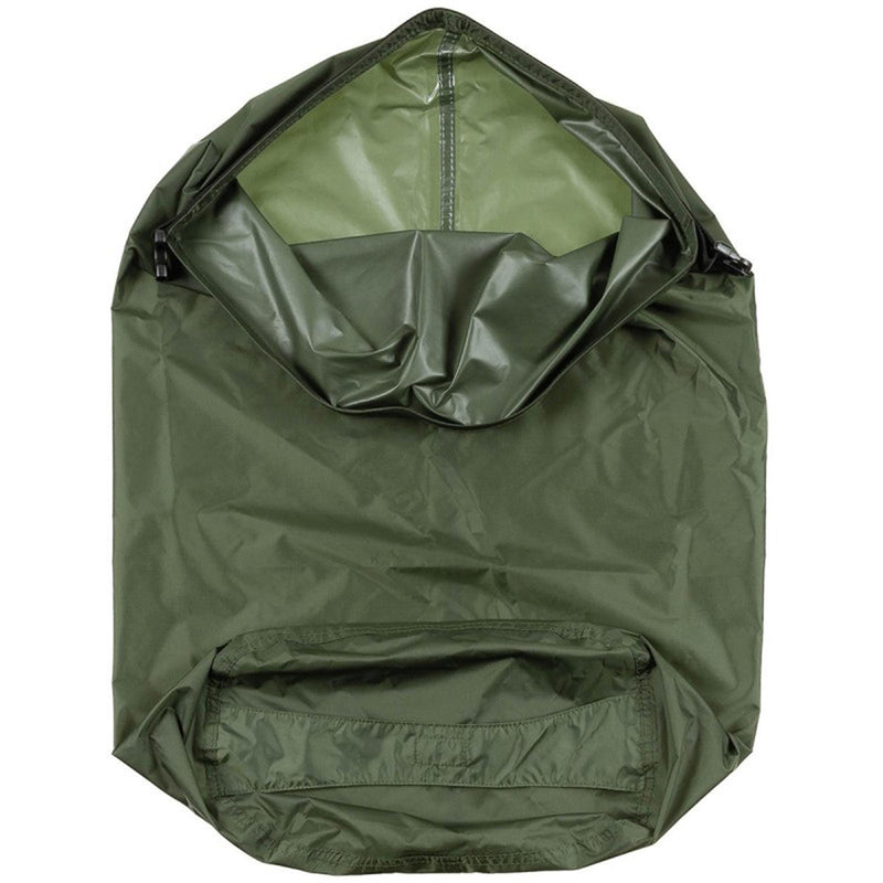 Originele Britse militaire 22l droge tas olijf waterdichte opgenomen naden rolt top nieuw