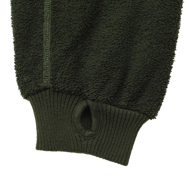 Originele Nederlandse militaire fleece jas Warm zacht thermisch koude weerskleding