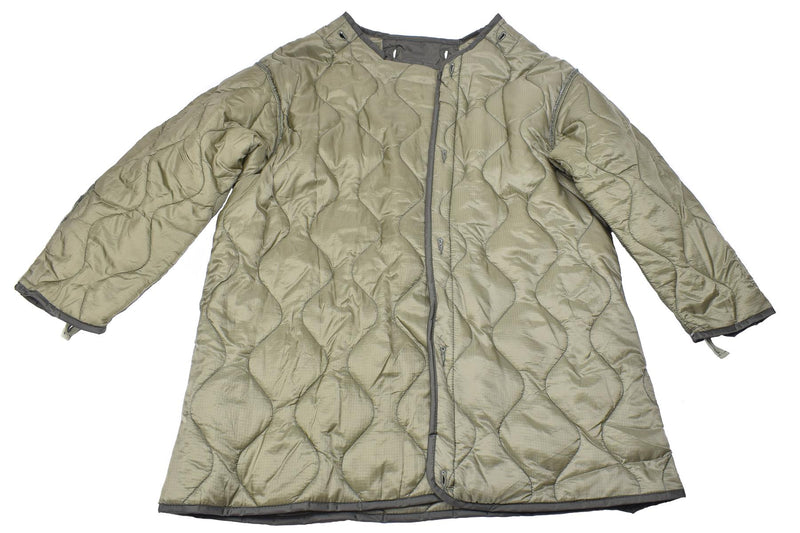 MIL-TEC Amerikaanse militaire stijl M51 Hooded Parka gewatteerd afneembare voering Olive Nieuw