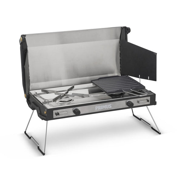 Primus tupike buitenkachel Dual Gas Burner draagbare camping wandelbakgast
