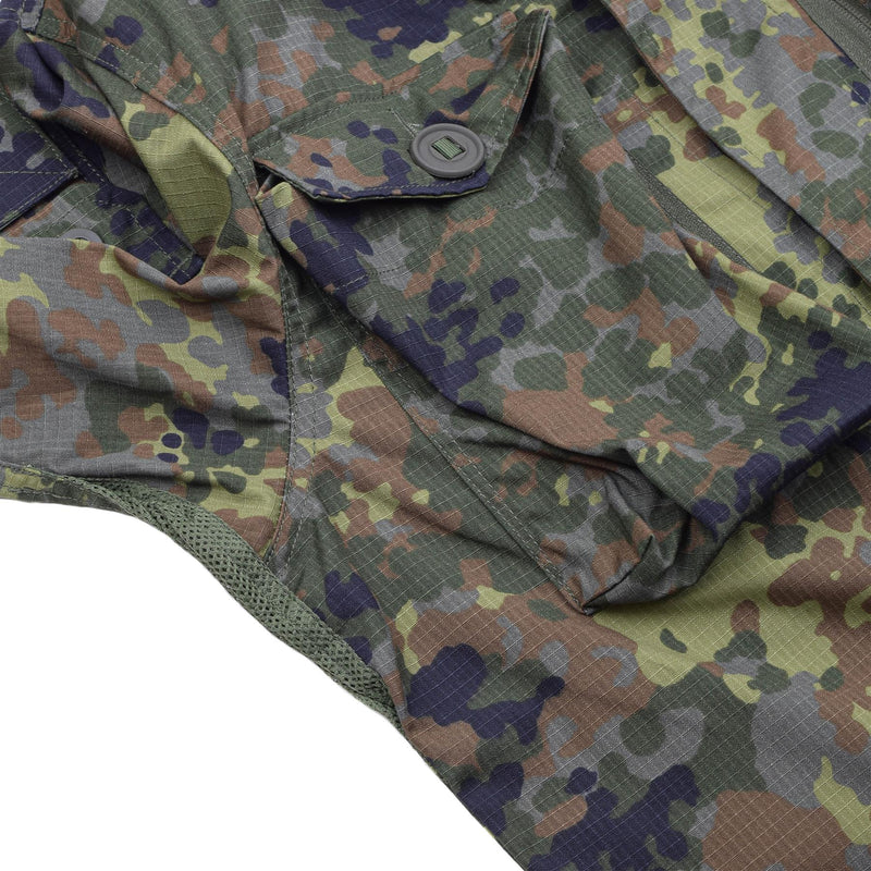 Tacgear -merk Duitse militaire stijl Field Jacket Commando Troops Flecktarn Camo