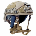 Šestan-Busch BK-ACH-HC Moderne ballistische helm Hoog uitgesneden niveau IIIA zijrails