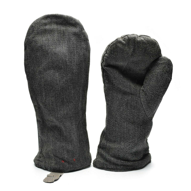 Originele Zwitserse leger winterwanten met flanel voering militaire uitgifte handschoenen