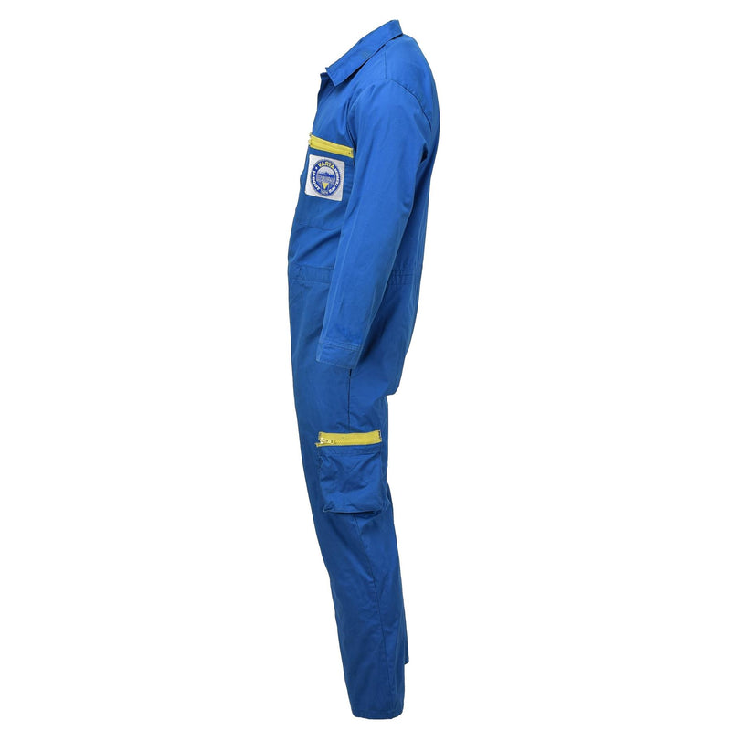 Originele Duitse militaire bundeswehr Coverall Oko-tex zuur-resistente blauw overschot