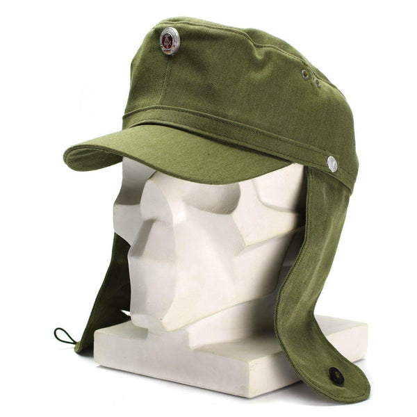 Originele Oost-Duitse NVA-legeroorlanden Cap M-43-stijl hoed met metalen badge