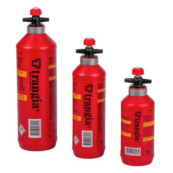 Trangia vloeibare brandstoffles benzine brander polyethyleen kolf buiten camping rood