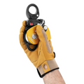 PETZL PRO TRAXION Progress Capture Katrol Draaibaar touwtransportapparaat Geel
