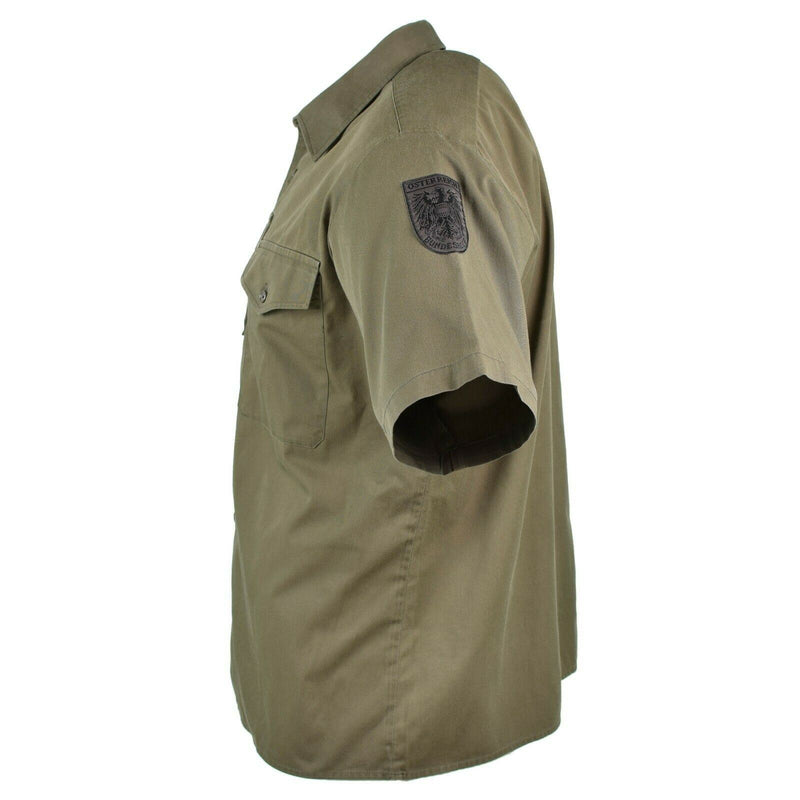 Echt Oostenrijkse legerhirt M65 o.d Militaire gevechten Korte mouw Olijf BDU
