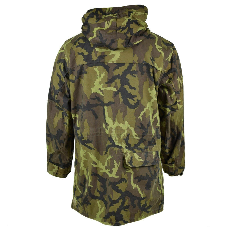 Originele Tsjechische leger militaire gevechten CZ 95 Camo Field Jacket Parka Hoodeded