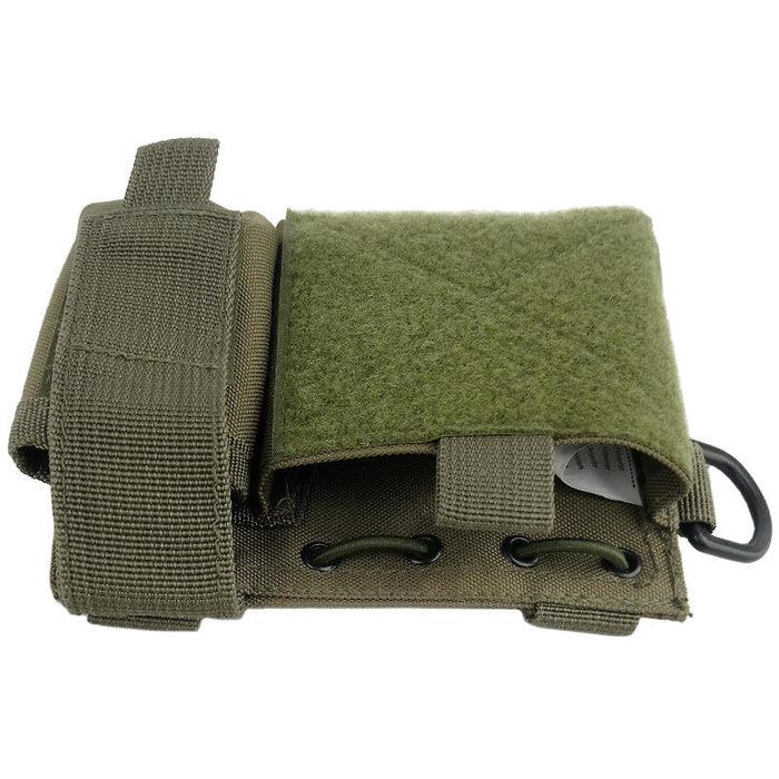 Mil-Tec admin zakje molle bijlage zaklamp pen notebook pocket olijf