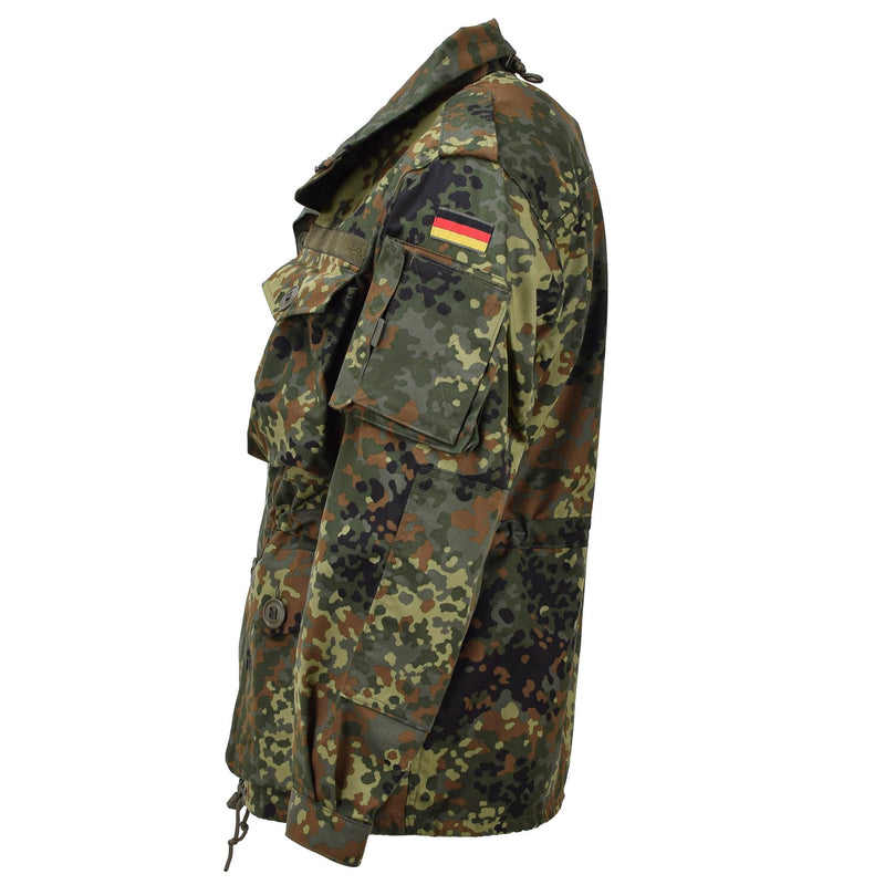 Leo Kohler Militaire gevecht tactische jas lichtgewicht veld flecktarn camo