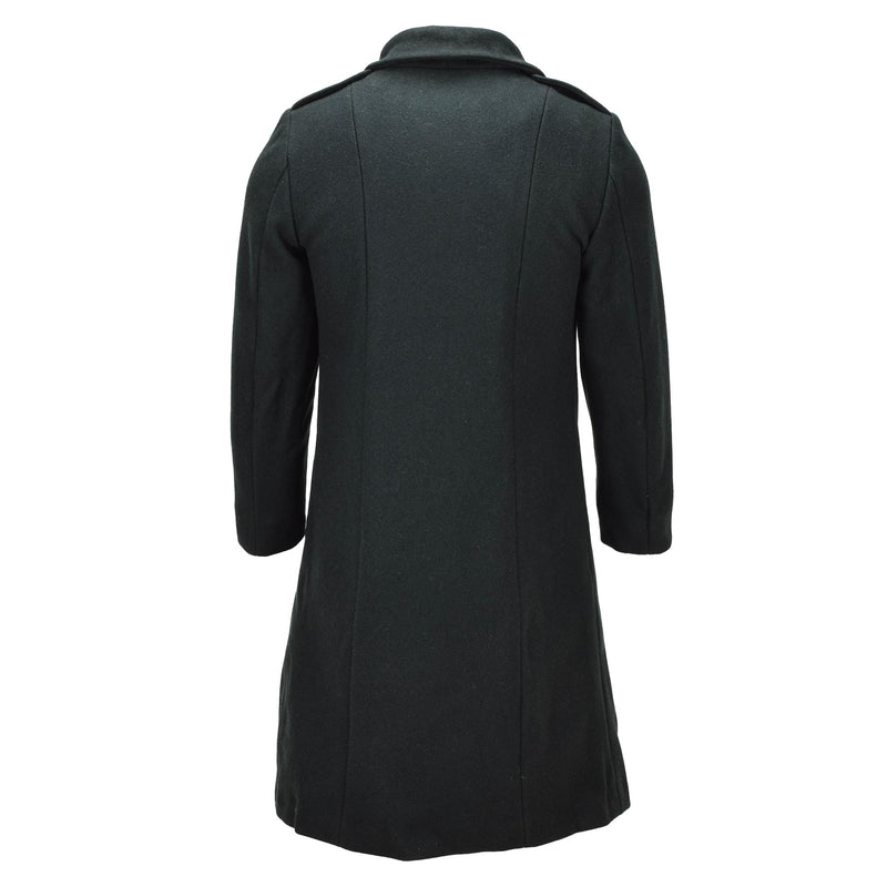 Originele wollen overjas voor dames van het Canadese leger, militair surplus, donkergroen