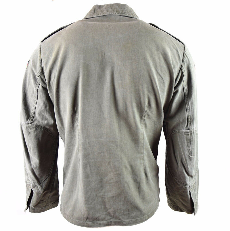Origineel Duitse leger Moleskin Jacket. Vintage BW Army Field Olive Drab Jacket