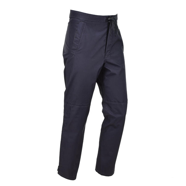 Echte Britse politie Regenbroeken Outdoor Waterdichte natte weerbroek Blauw