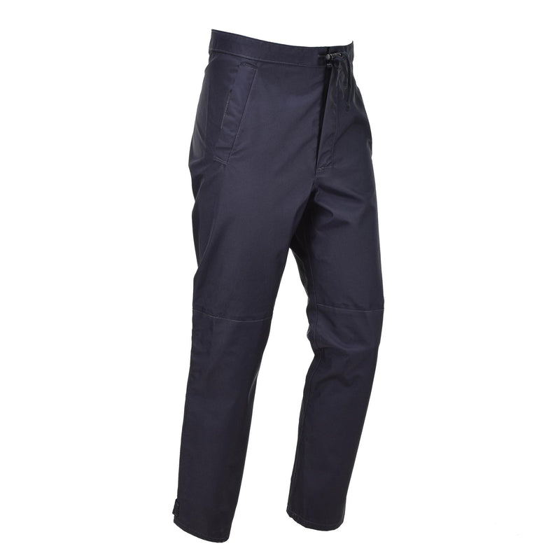 Echte Britse politie Regenbroeken Outdoor Waterdichte natte weerbroek Blauw