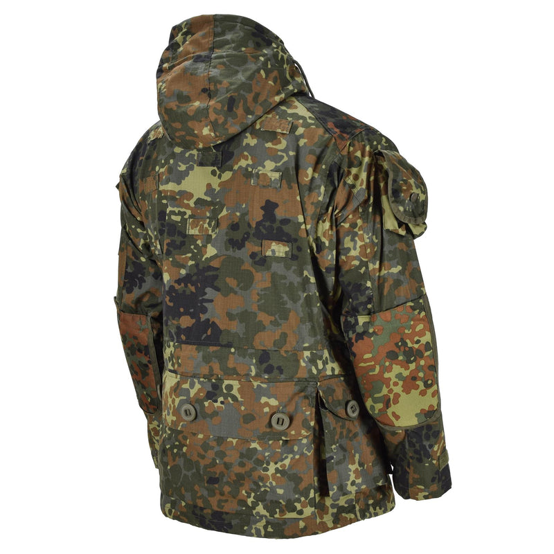 MIL-TEC merkjack ripstop smokd Duits leger flecktarn camo parka herenkleding