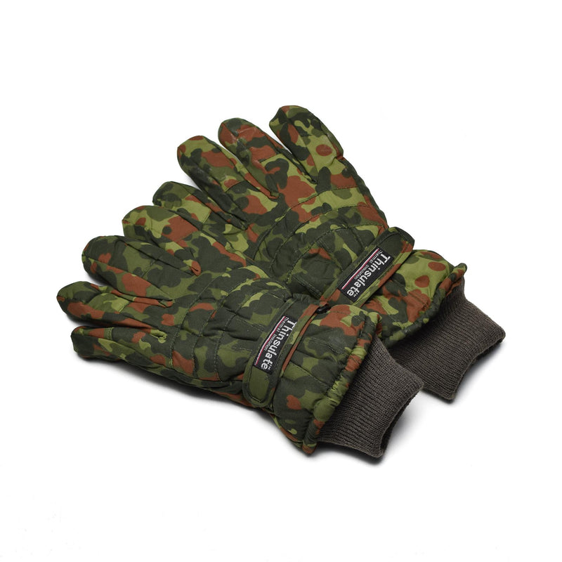 Merk Thinsulate Handschoenen Winter Woodland Flecktarn Olive Camouflage