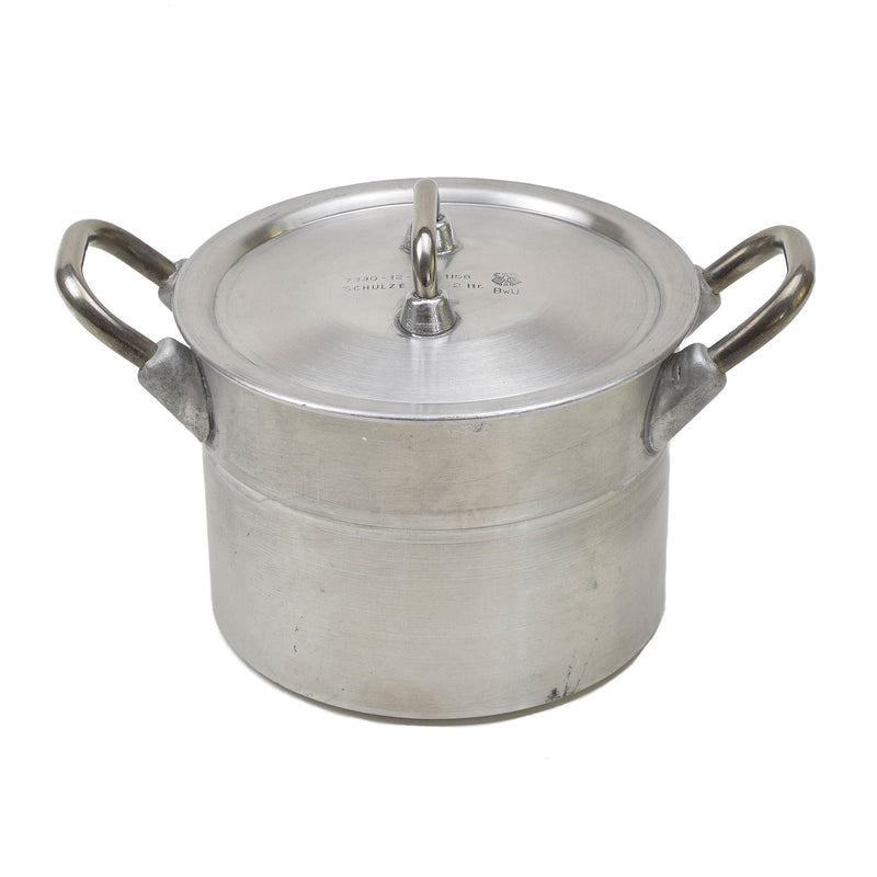 Originele Duitse militaire aluminium 2 -liters potlid wandelen BW Army Mess Kit nieuw