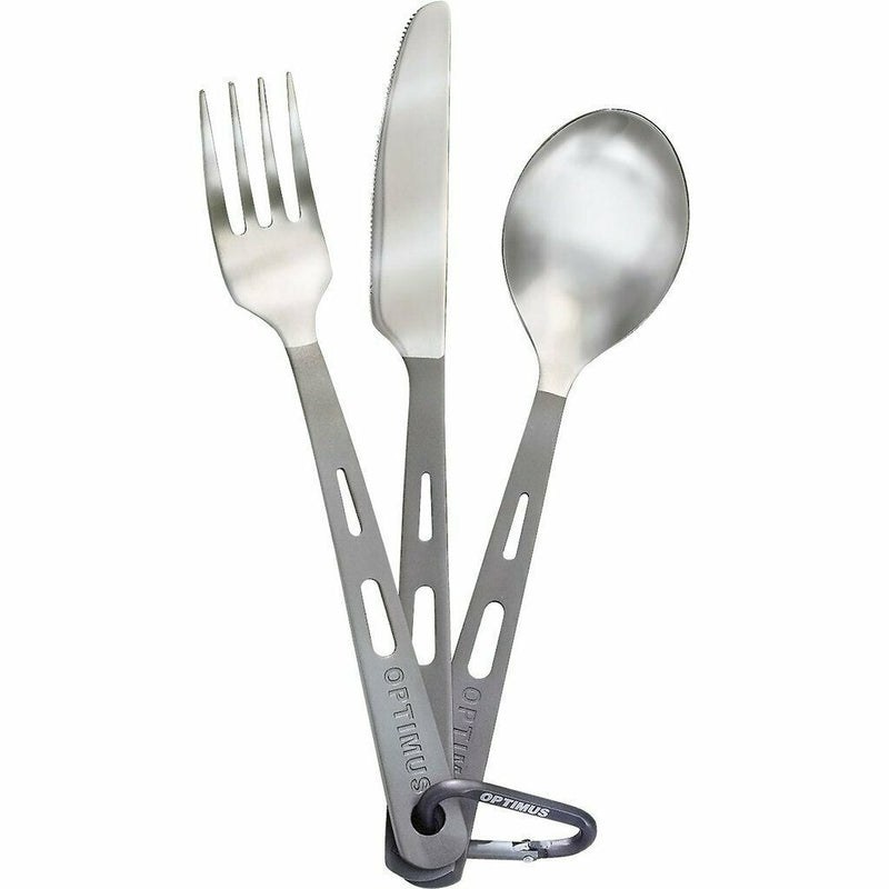 Optimus Titanium 3 -delige bestek Set Ultra Light Backpacking Survival Camping