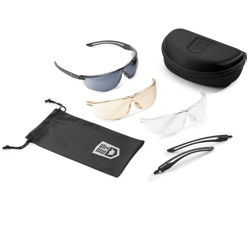 Bolle Ballistic Spectacles Gunfire 2.0 Goggles Rimless polycarbonaat zonnebril