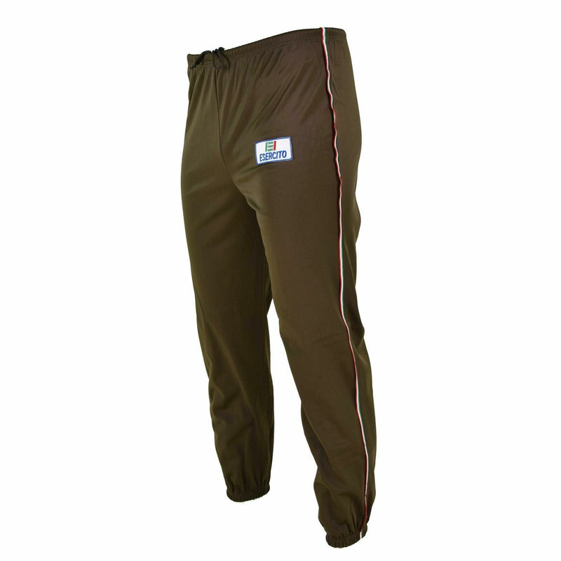 Echte Italiaanse leger training trainingspakbroek militaire sport vintage bodems