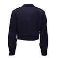 Origineel Frans leger M47 IKE jas wollen knoopsluiting vintage blauw