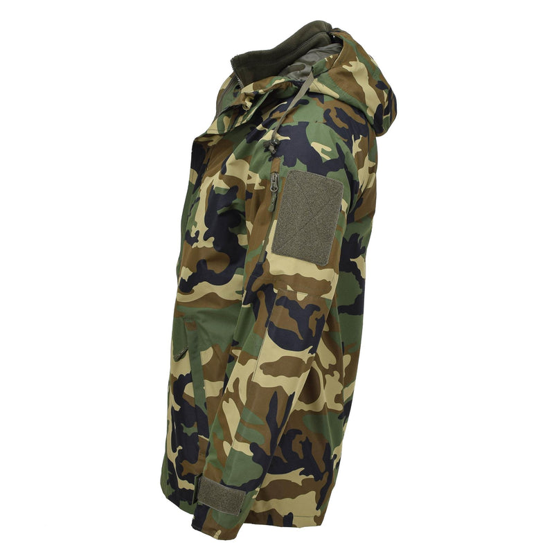Mil-Tec militaire stijl Gen II Lined Winter Jacket Woodland Camo Soft Shell Parka