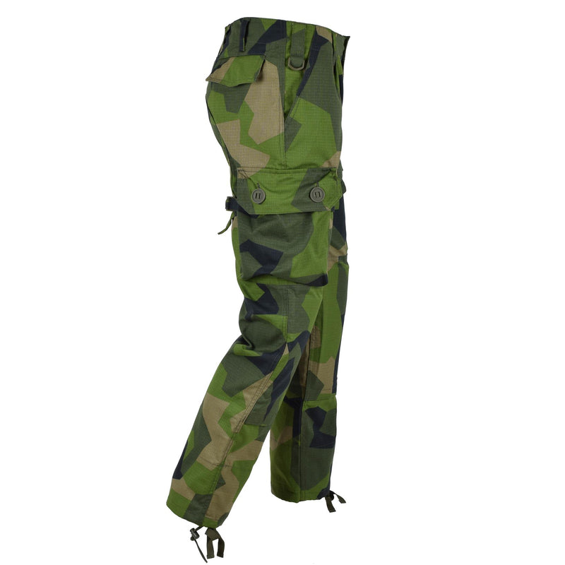 Tacgear Brand Zweedse militaire stijl gevechtsbroek Splinter Camo Cargo Ripstop