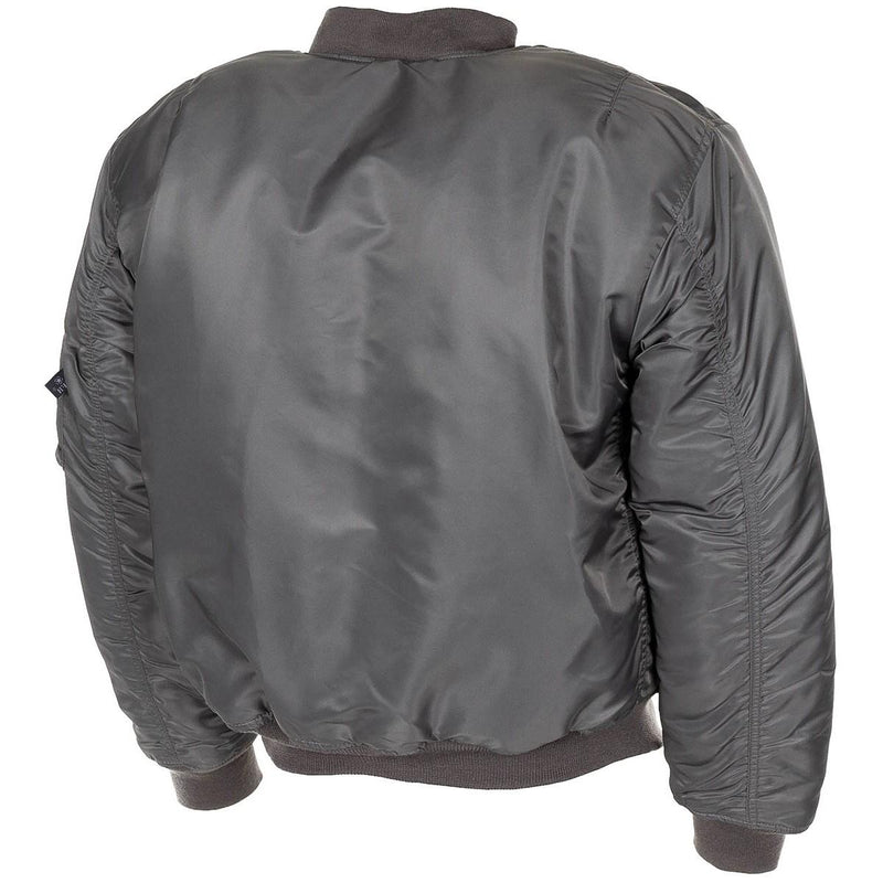 Amerikaanse legerstijl jas MA1 Air Forces Troops Bomber Urban Gray Winddichte puffer