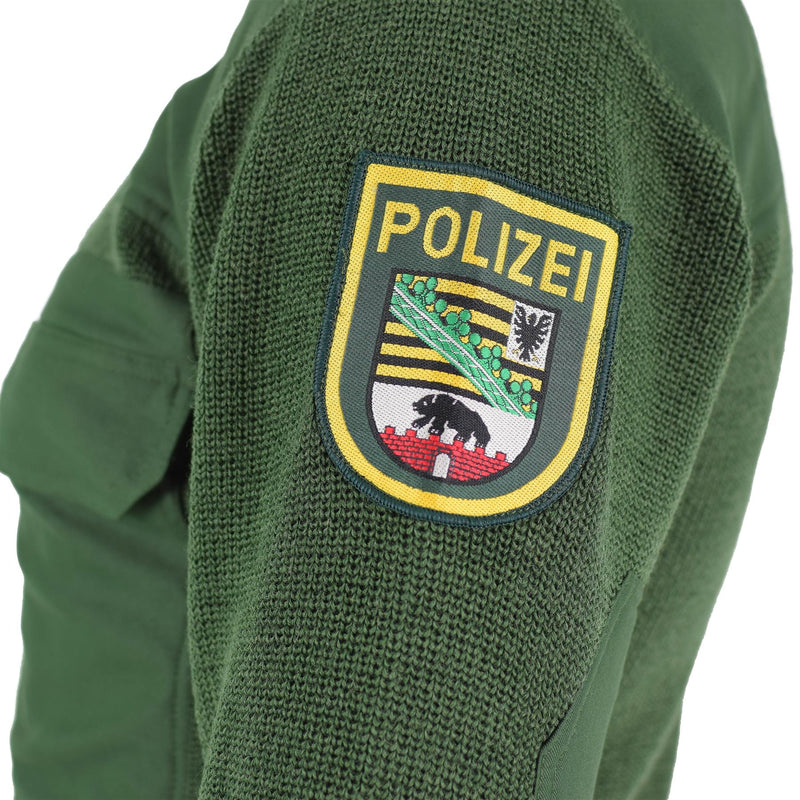 Echte Duitse legertroepen trui groene pullover militaire kwestie bdu jumper nieuw