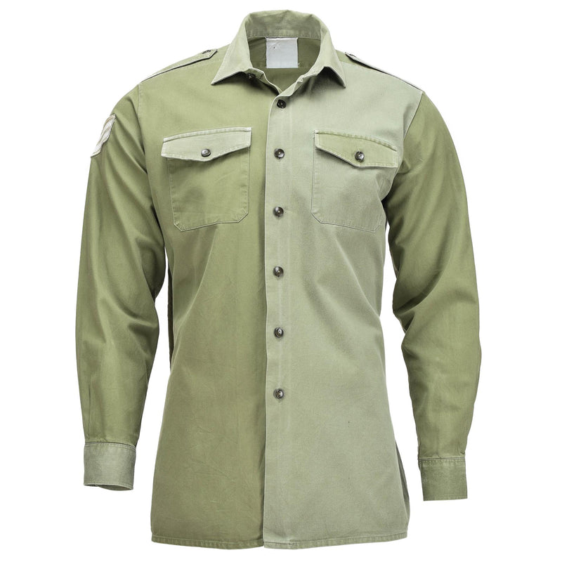 Origineel Brits legerhirt o.d groene militaire dienst BDU met lange mouwen