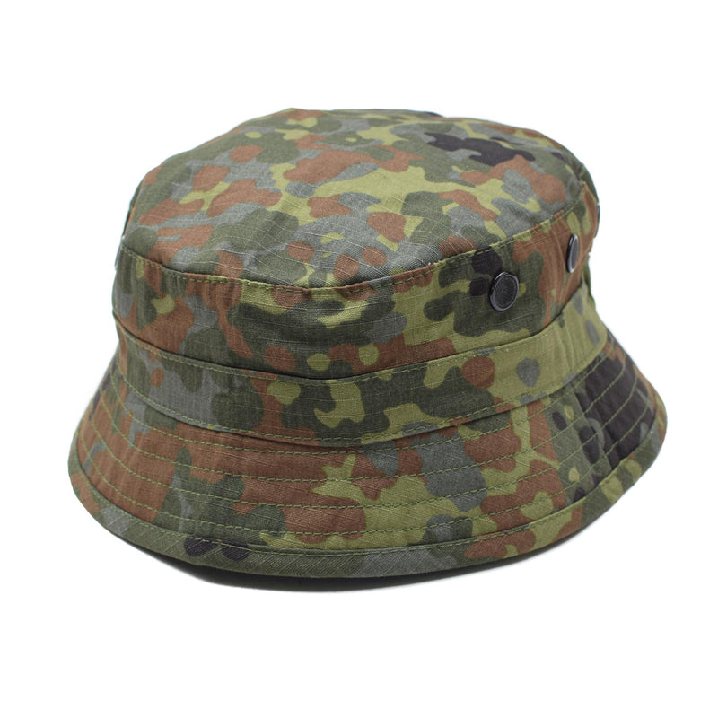 Tacgear merk Duitse legerstijl boonie hoed flecktran camo ripstop emmer hoed