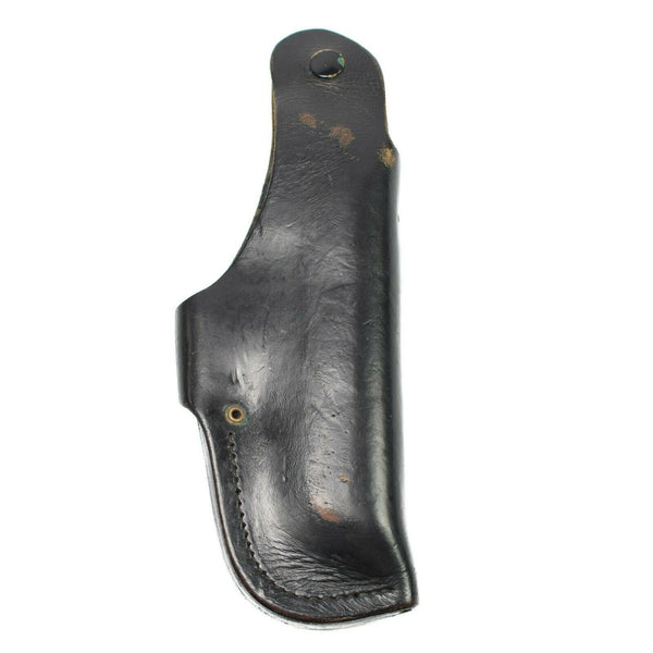 Originele Duitse politie -pistool Holster Zwart leerhouder