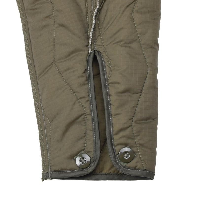 Originele Duitse militaire coverall gewatteerde voering winter jumpsuit voering olijf nieuw