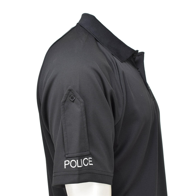 Origineel Brits leger t-shirt tactische politie polo shirts ademend zwart
