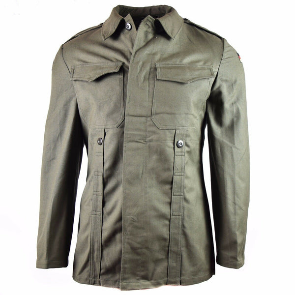 Origineel Duitse leger Moleskin Jacket. Vintage BW Army Field Olive Drab Jacket