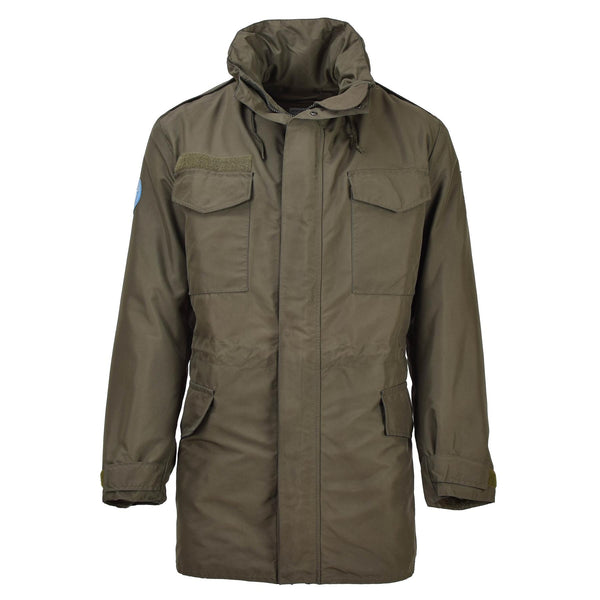 Originele Oostenrijkse militaire gore-tex parka W voering regenjack casual formeel