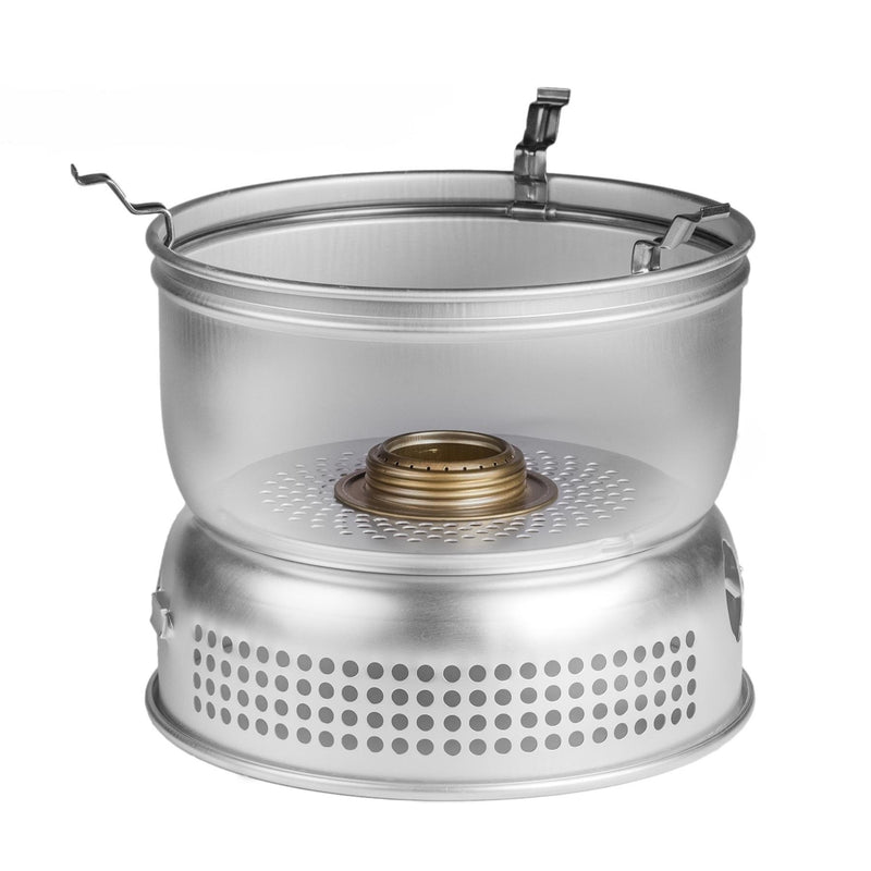 Trangia Outdoor kooksysteem Kachel Set Liquid Fuel Burner Nit-Stick Friture Pan