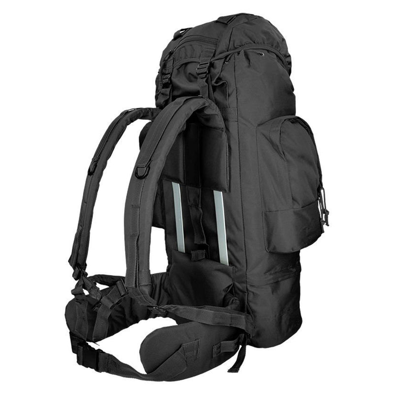 Mil-Tec Ranger Tactical Backpack Hiking Camping Trekking Daypack 75L Black Bag