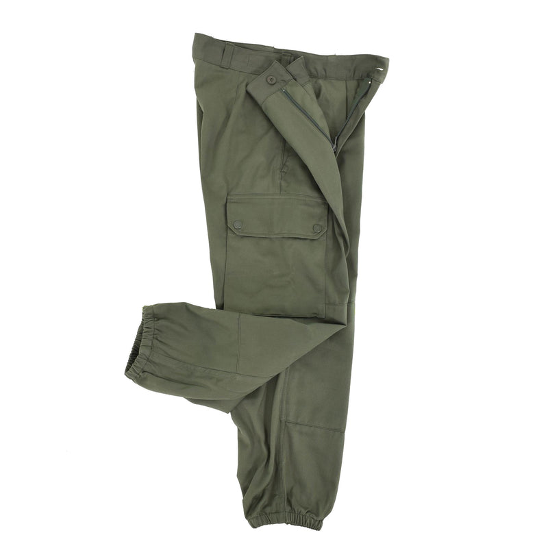 Originele Franse legerbroek Field Troops Militaire groene BDU -broek Surplus Nieuw